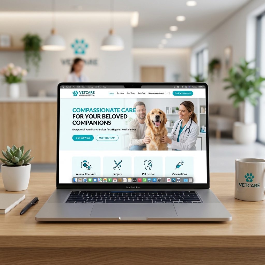 Diseño web para clínica veterinaria
